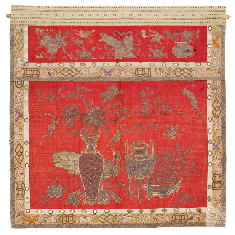晚清至民國 絲緞綉品六件 | A GROUP OF SIX EMBROIDERED PANELS